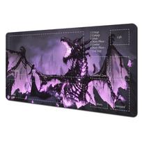 Magic The Gathering Playmat Otter Wizard in Enchanted Forest with MTG Turn Structure Zones mmmm Thick Durable Stitched E 800x300x2mm pink