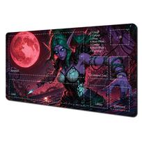 Magic The Gathering Playmat Otter Wizard in Enchanted Forest with MTG Turn Structure Zones mmmm Thick Durable Stitched E 800x300x2mm