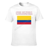 Colombia Flag Colombian Country Map ITS IN MY DNA Men Women Tshirt Boys Tees T Shirt Hip Hop Tshirts XS5XL 100 Cotton 4XL white