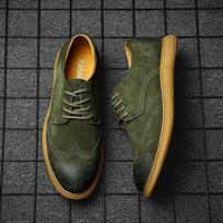 Brogų tipo batai Plokščiapadžiai Vyriški batai Vyriški natūralios odos Verslo Sukneliniai Retro Džentelmeno Formalūs Graviruoti Brogų Formalūs Batai 44 gray