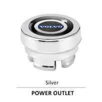 Car Cigarette Lighter Plug Dust Cover Button Socket Protective Cap For Volvo Xc60 Xc90 V40 V60 S60 V50 V90 S80 C40 XC40 V70 XC70 sidabras
