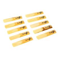10 Packs Set Eb Alto Sax Saxophone Reeds Strength 2.5 Saxophone Reed Woodwind 10pcs beige