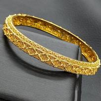 24K Gold-Plated Bracelet Dubai Bride Indonesia Women'S Wedding Sand Gold Bracelet Jewelry 27 gray