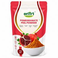 Oritri ekologiškų granatų žievelių milteliai 150g | Turtingi antioksidantų | Granatų milteliai odos skaistinimui, aknės ir plaukų slinkimo priežiūrai | Stiprina imunitetą red