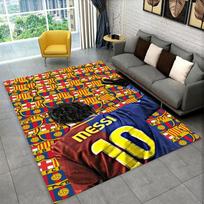 Ožkos M-Messi Futbolo Sportinis Kilimas-Kilimėlis Žaidimų Kambariui Miegamajam Svetainei Sofai Namų Dekoras, Vaikų Žaidimų Vietos Kilimėlis Neslystantis Grindų Kilimėlis 120cm x 160cm