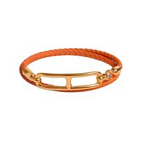 HERMES Roulis Bangles Unisex Orange H071727F 02 T1 oranžinė