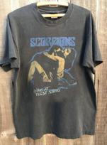 SCORPIONS 1984 Love First Sting 80s Tour Anglies spalvos Unisex marškinėliai S5XL WA2615 Unisex T-shirt XL gray