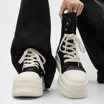 Platform College Martin Boots High Street Board Shoes Height Increasing Men's and Women's Classic American Couple High Top Big Head Locomotive Boots 46 juoda
