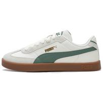 PUMA Club II Era Unisex White Green Low Top Lifestyle Sneakers 404428-01 EU 35.5 white