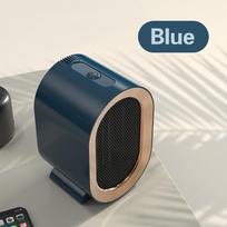1200W Portable Electric Heater Mini Desktop Fan Heater Smart Warm Air Machine Home Bedroom Office Winter Heater white