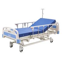 VEVOR Premium 3 funkcijų pilnai elektrinė ligoninės lova, elektrinė medicininė lova su atlošo, kojų atramos ir aukščio reguliavimu, 127 mm fiksavimo ratukai 194.5 x 83 x 10 cm