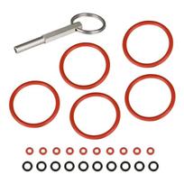 Espresso Machine Oval Head Key Repair Set Coffee Maintenance Set Coffee Accessories Coffee Repair Tool Set for Coffee 1 red