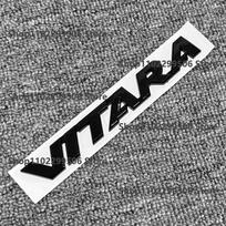 Suzuki Vitara priekinių grotelių emblema, galinių durelių bagažinės ženklelis, blizgus juodas ABS logotipas, automobilio išorės lipdukas, lipdukai, priedai