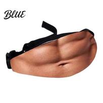Lengvas Juosmens Krepšys Šventėms Alaus Pilvuko Fanny Pack Juokingas Plaukuotas Krepšys Realistiškas 3D Didelis Krepšys Pilvas Tėvo Kūnas Pokštas Dovana Vyrams Vyrui Praktiška Sandėliavimo G