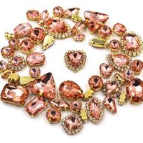 50pcs/Set Water Drop Claw Drill for Diy Wedding Dresses Shoes Multiple Mixed Accessory Accessories DIY Diamond Decoration 50Pcs