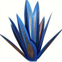 Agave Modern Art Garden Decor Plant Ornament For Outdoor Landscaping Royal Blue,27cm blue