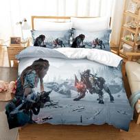 Horizon Zero Dawn Patalynės Komplektas Viengulis Twin Pilnas Karalienės Karaliaus Dydžio Lovos Komplektas Suaugusiems Vaikams Miegamojo Antklodės Užvalkalų Rinkiniai 3D Anime Patalynės Rinkinys EU Double 200x200cm