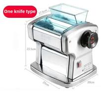 Buitinė elektrinė makaronų presavimo mašina komercinė pastos makaronų gaminimo mašina nerūdijančio plieno koldūnų tešlos kočiojimo mašina 1 size noodle gray