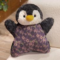 Cartoon Animal Stress Relief Plush Hand Warmer Pillow 50cm 0.45kg black