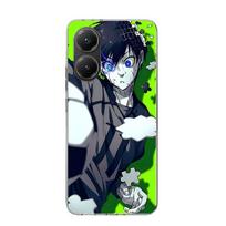 Blue Lock Isagi Yoichi Phone Case For Xiaomi Poco F7 Ultra X7 X6 Pro X5 Redmi 15 15C 13 13C 12 12C 10 10A 10C 9 9A 9C 9T Shell P Redmi 12C gray