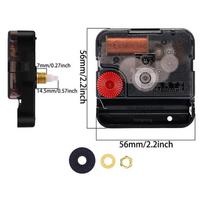 Originalus Taivano Sun 12888 tylus laikrodžio mechanizmas su metalinėmis valandos, minutės ir sekundės rodyklėmis Boxed
