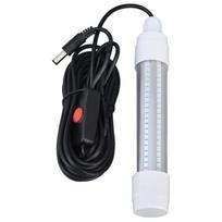 Fishing Light 126 LED IP68 Waterproof 1000lm Submersible Night Fish Finder Lamp 13W AC12‑36VBlue Light white
