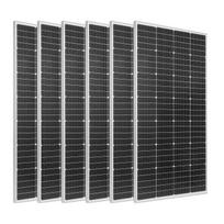 1200W 24V Complete Solar Power Kit, 6PCS 200W Monocrystalline Solar Panels + 25.6V 300Ah LiFePO Battery + 24V 3600W Hybrid Inverter, High Output