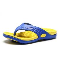 Maedef Flip Flops For Men Summer Breathable Beach Shoes Sandals Mens Luxury Flip Flops Breathable Plus Big Size Men Slippers 47 47 geltona