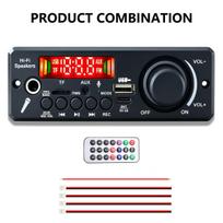120W/400W Bluetooth 5.0 stiprintuvo plokštė 2x30W 4x100W stereo garso galios stiprintuvas USB TF FM AUX mikrofonas Karaoke DC 8V-26V automobilio namų DIY Geras produktas 4X30W SMALL