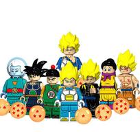 Dragon Ball Super Mini Figure Set of 8 Wukong Characters Collectible Toys Mini Action Toy Figures Model Assemble Children Gift