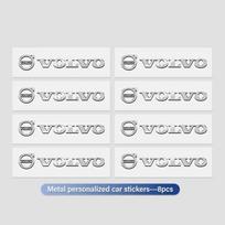 VOLVO Metalinis emblemos lipdukas Automobilio dekoracija Skirta Volvo XC90 V90 V60 XC60 V40 S80 S60 S90 C40 XC40 D5 D6 D7 D8 AWD V70 XC70 C30 C70