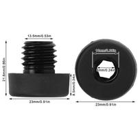 Aluminum Billiard Cue Back Plug Screw Billiard Rubber Bumper for Predator/Mezz Bottom Cover For Mezz