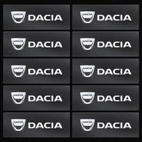 Atsitiktiniai lipdukai automobilio salonui Automobilio vairo emblemos stilius Renault Dacia DUSTER Megane 2 3 Clio 4 Captur Kadjar Fluence 10pcs Dacia