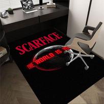 1 vnt. Scarface biuro kilimėlis kėdei Minkštas, patogus, visų sezonų, puikiai tinka namų, miegamojo ar biuro dekoravimui, puiki dovana 60cm by 90cm gray