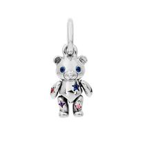 Pandora Charm Dangle Movable Teddy Bear 792986C01 792986C01 white