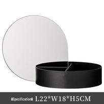 Waterdrop Mirror Gutta Jewelry Box - Luxury Storage for Wardrobe or Dressing Table white