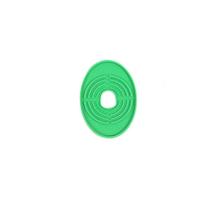 Convenient Toothbrush Charger Base Protective Pad Plug Charger Dock Protective Pad Electric Toothbrush Charging Cradle žalia