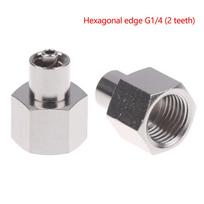 Luer užrakinimo galvutės dozavimo mašinos adapteris, dozavimo vožtuvo jungties adapteris, jungiamoji detalė M5 M6 M8 M10 G1/8 G1/4 A7 gray
