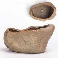 Ceramic Plant Flower Pot Wear Resistant Bonsai Potted Flowerpot  Home Decoration Style C/L