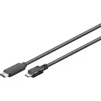 Wentronic Goobay USB 2.0 Micro-B (Type B) į USB-C laidas, 0,6 m - USB 2.0 HighSpeed (67992)