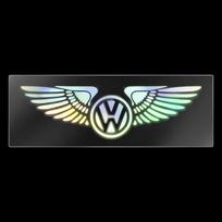 Spalvingi Atspindintys Lazeriniai Angelo Sparnų Stiliaus Automobilio Bagažinės Durų Lipdukai Volkswagen VW Golf Passat Polo Jetta MK4 TSI TDI CADDY black