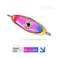 Attracting Fish Flash Lamp Bass Spoon Fishing Squid Hot LED Lure Light  Night Fishing S-Color 2 pink
