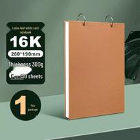 Children's Thickened Loose-Leaf Doodle & Sketch Art Book brown