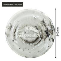 Aisenka Inner Color Competition-Grade Dog Frisbee - Bite & Wear Resistant for Outdoor Training.