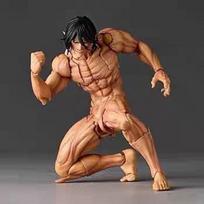 S.H.Figuarts Attack On Titan Eren Yeager Articulated Action Figure Collectible Model Movable Assembly Model Action Figures Gift brown