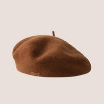 Versatile ins Beret Women's British Vintage Autumn and Winter Wool Painter's Hat Women's Bud Hat Adjustable brown