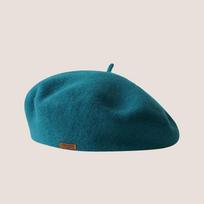 Versatile ins Beret Women's British Vintage Autumn and Winter Wool Painter's Hat Women's Bud Hat Adjustable black