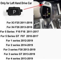Automobilio pavarų svirties automatinio parkavimo mygtuko P raidės mygtukas, skirtas BMW 1 2 3 4 5 7 serijai F10 F11 F01 F02 X1 X3 X4 F30 F32 F48 F25 A Model-Black black