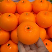 Simulated Orange Squishy Stress Squeeze Ball Crisp Sound Asmr Sensory Fidget Toy Adhd Anti-Stress Relief Diy Handmade Gift 1pc red