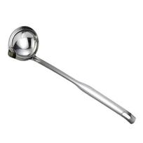 Stainless Steel Oil Separator Soup Ladle Gravy Food Fat Separator Skimmer Spoon for Home Kitchen and Cooking Soup Gadget